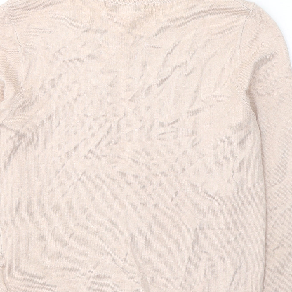 Womens UK Size XS H&M Pink Cardigan Jumper