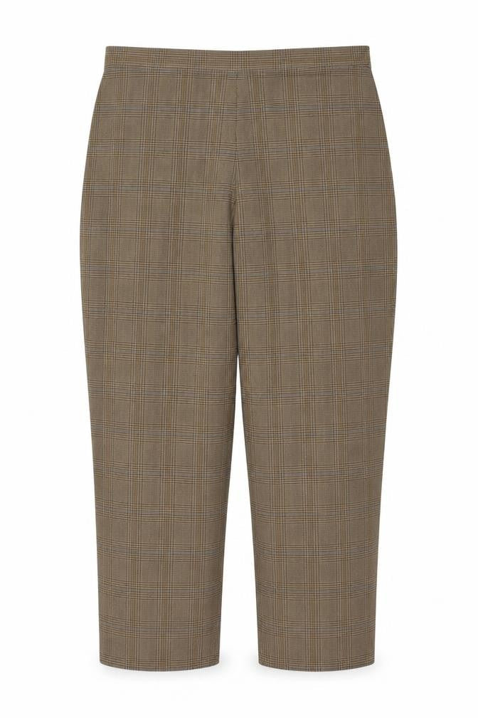 Womens UK Size 20 Marks and Spencer Regular Fit Cropped Beige Trousers