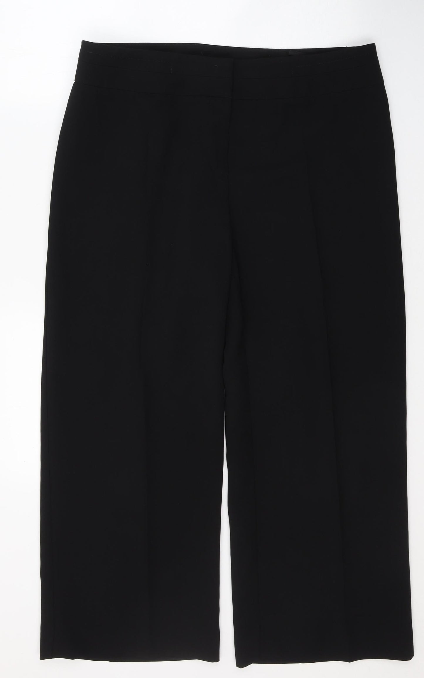 Womens UK Size 16 Marks and Spencer Regular Fit  Black Trousers