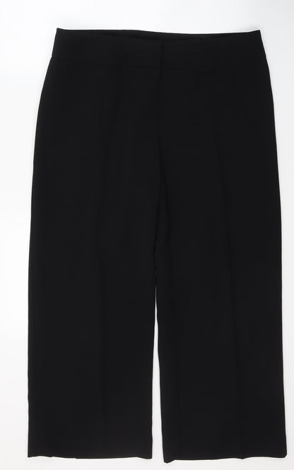 Womens UK Size 16 Marks and Spencer Regular Fit  Black Trousers