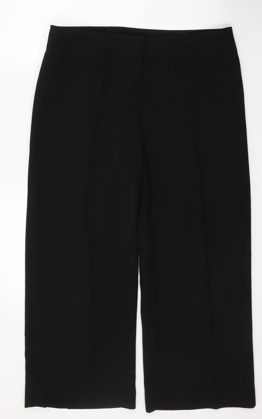 Womens UK Size 16 Marks and Spencer Regular Fit  Black Trousers