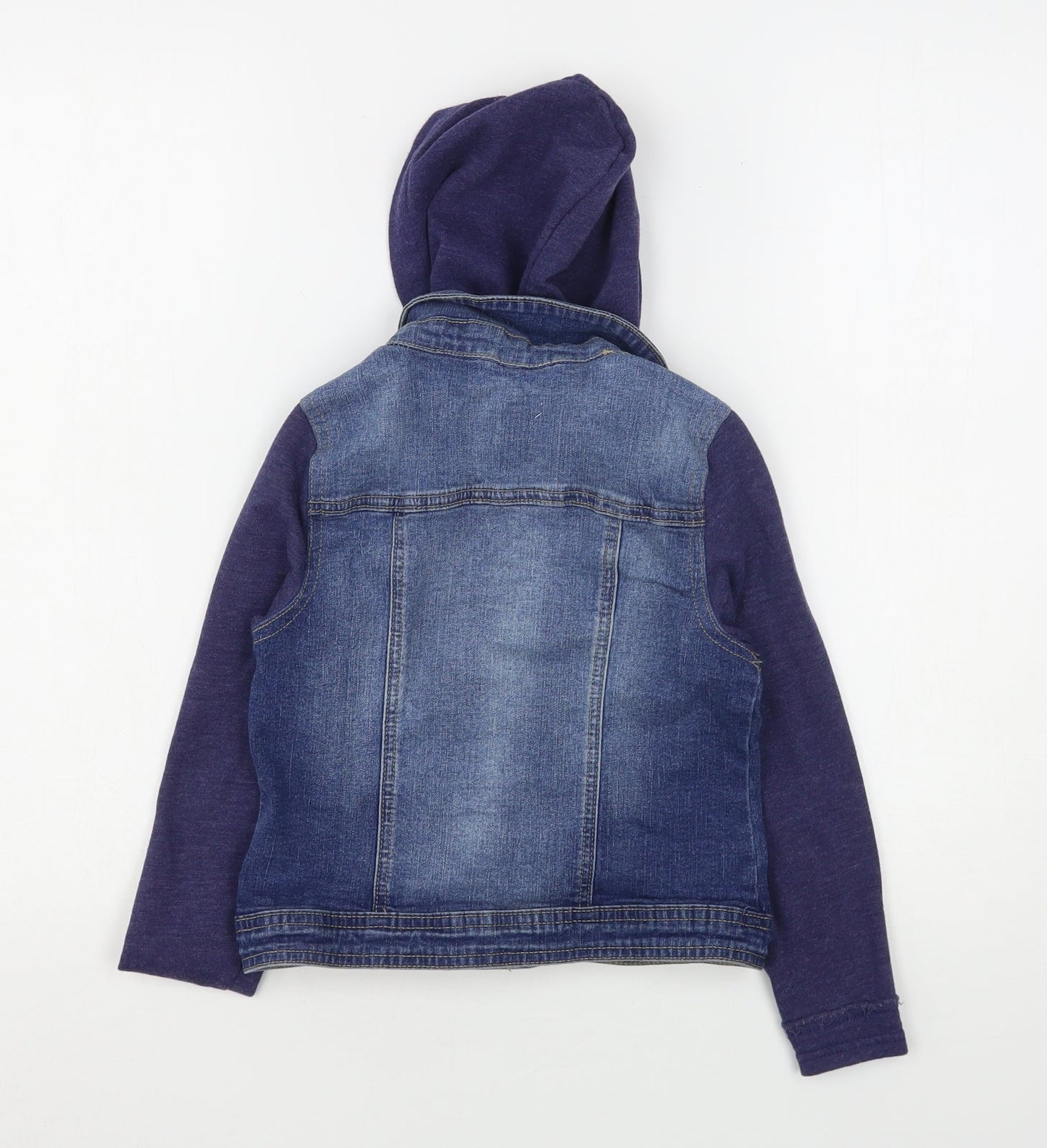 Justice Girls Blue   Jacket  Size 8 Years  Snap
