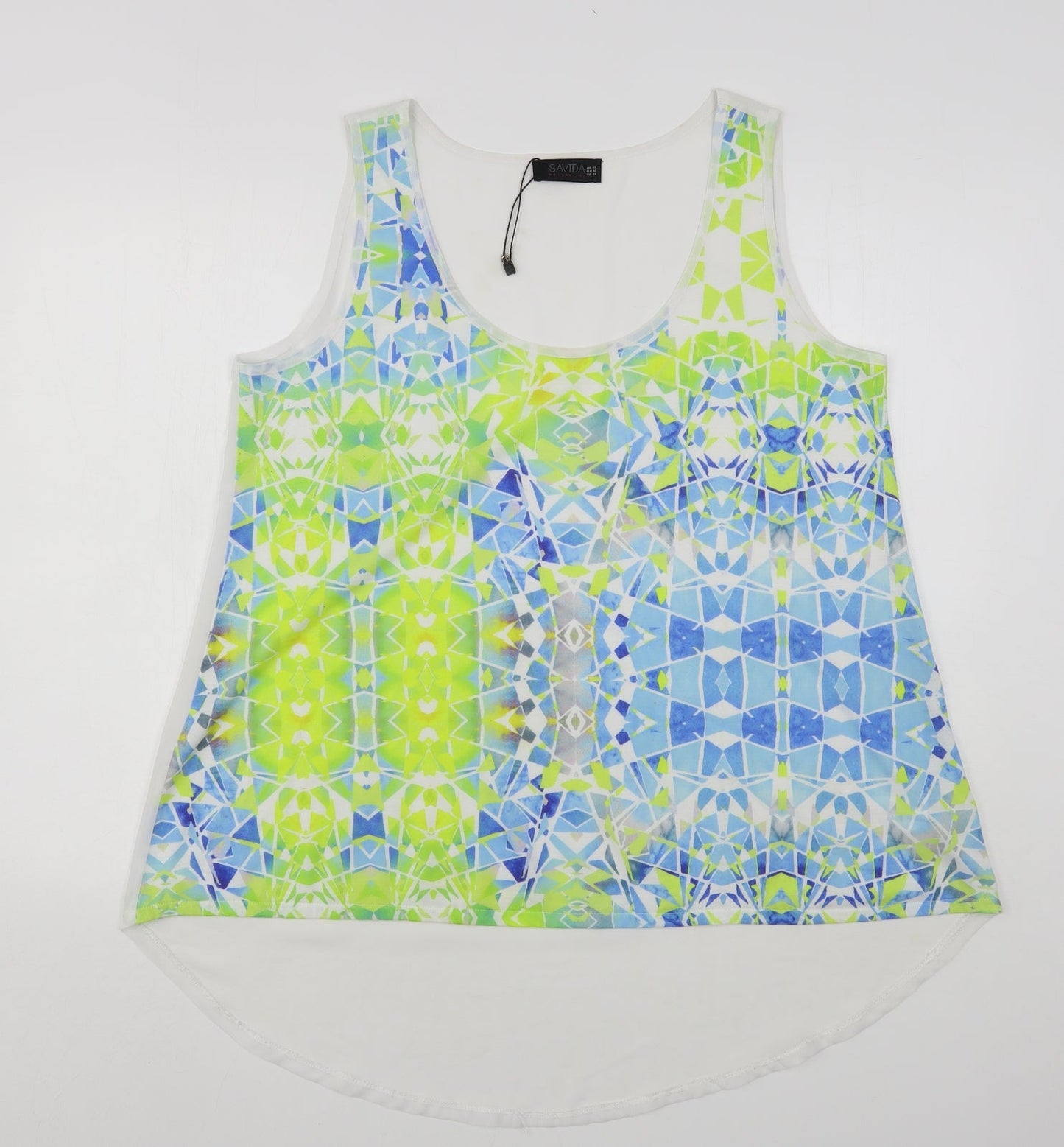 Womens UK Size 18 Savida Multicoloured Basic Blouse
