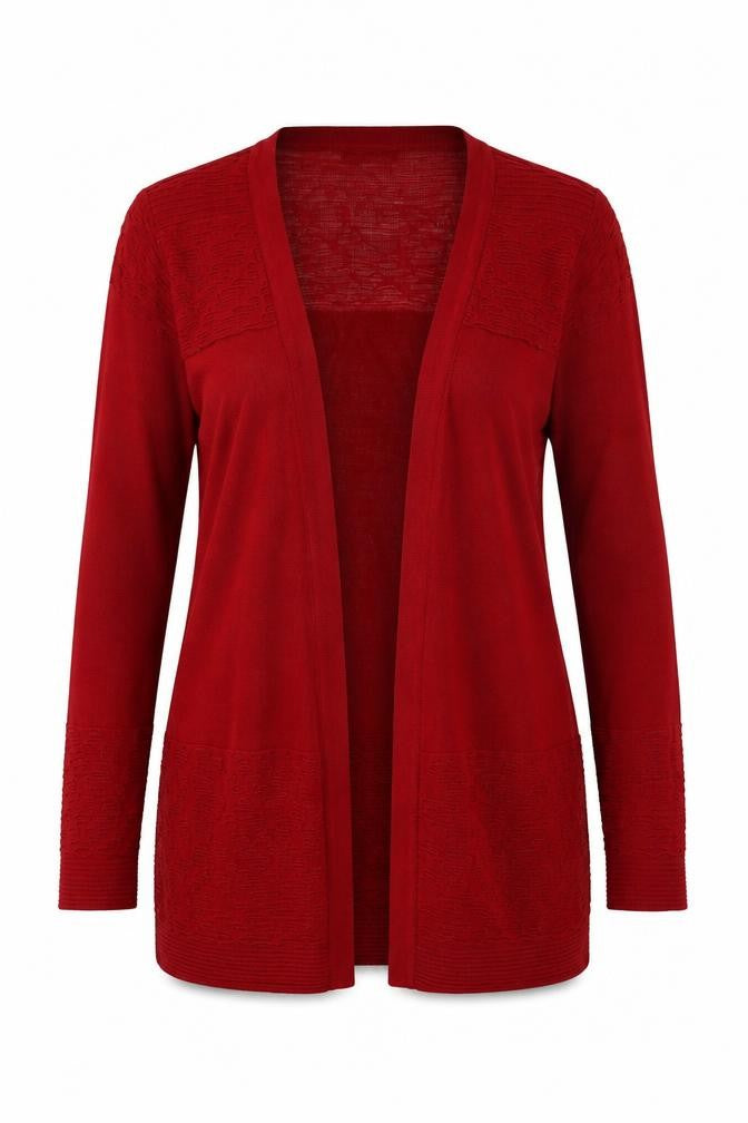 Womens UK Size 8 Per Una Red Cardigan Jumper