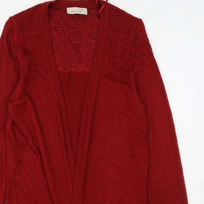 Womens UK Size 8 Per Una Red Cardigan Jumper
