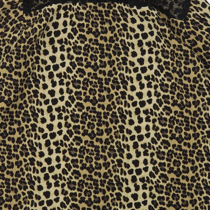 Womens UK Size S Zara Multicoloured Basic Button-Up