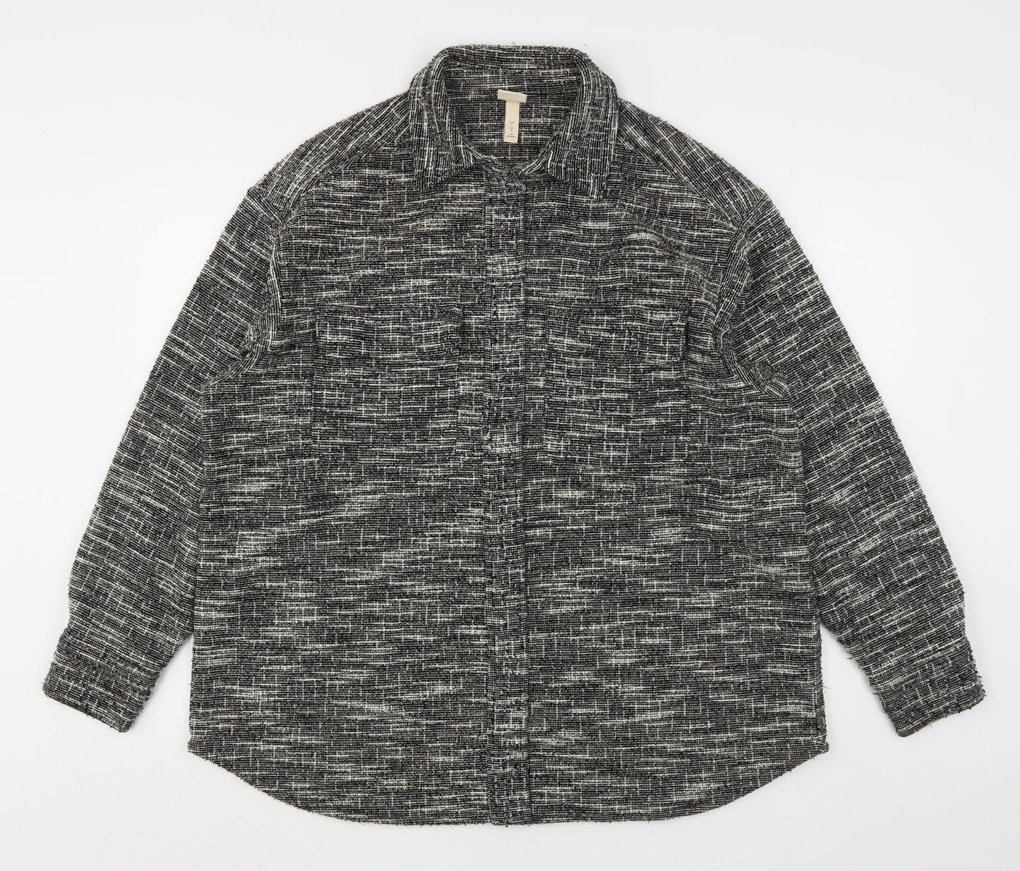 Womens UK Size S H&M Grey Jacket