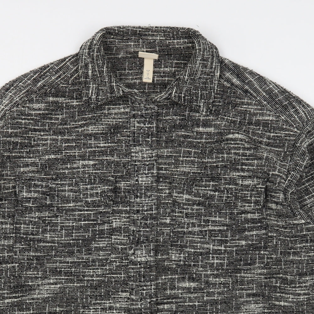 Womens UK Size S H&M Grey Jacket