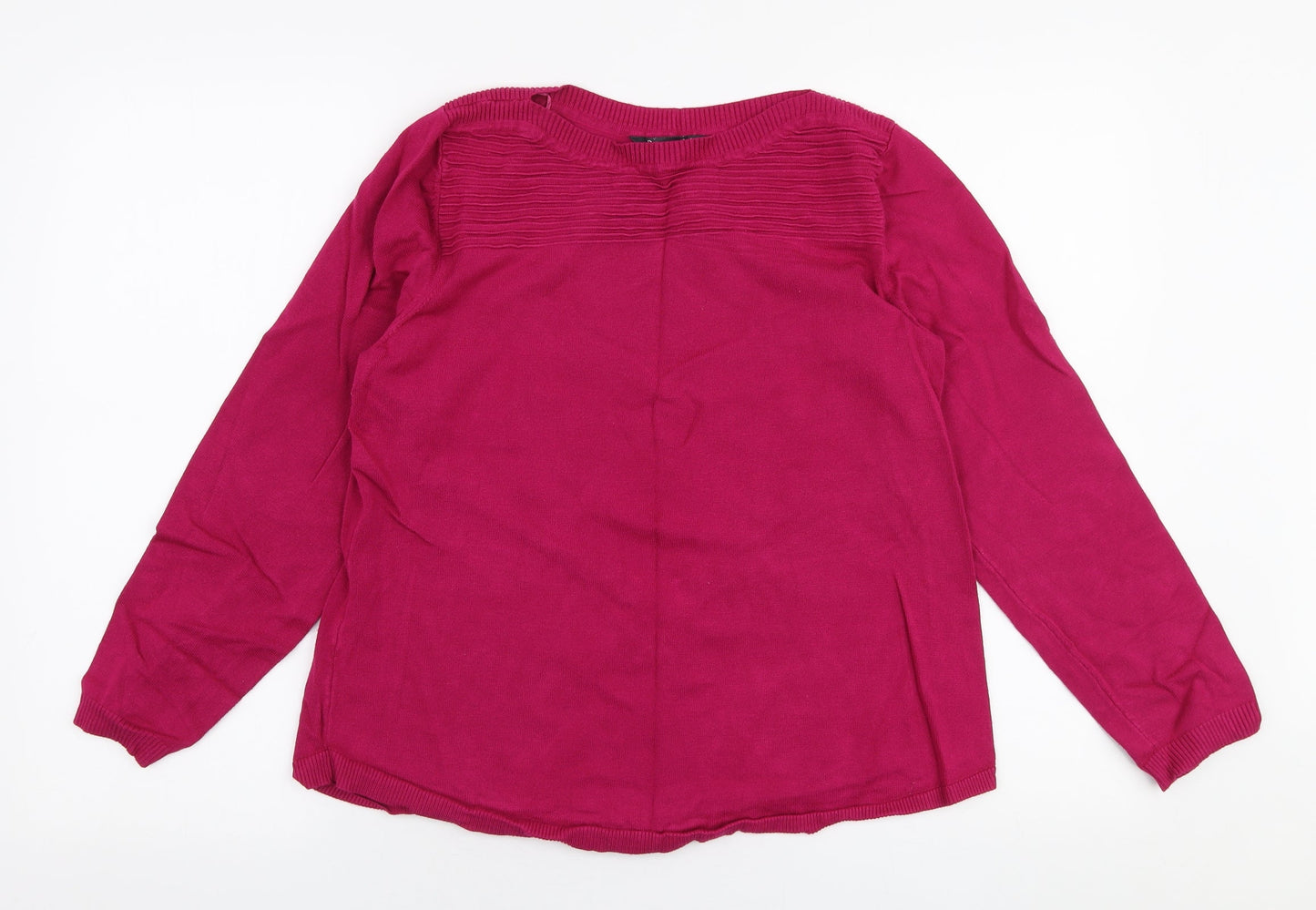 Womens UK Size 16 bonmarche Pink Pullover Jumper