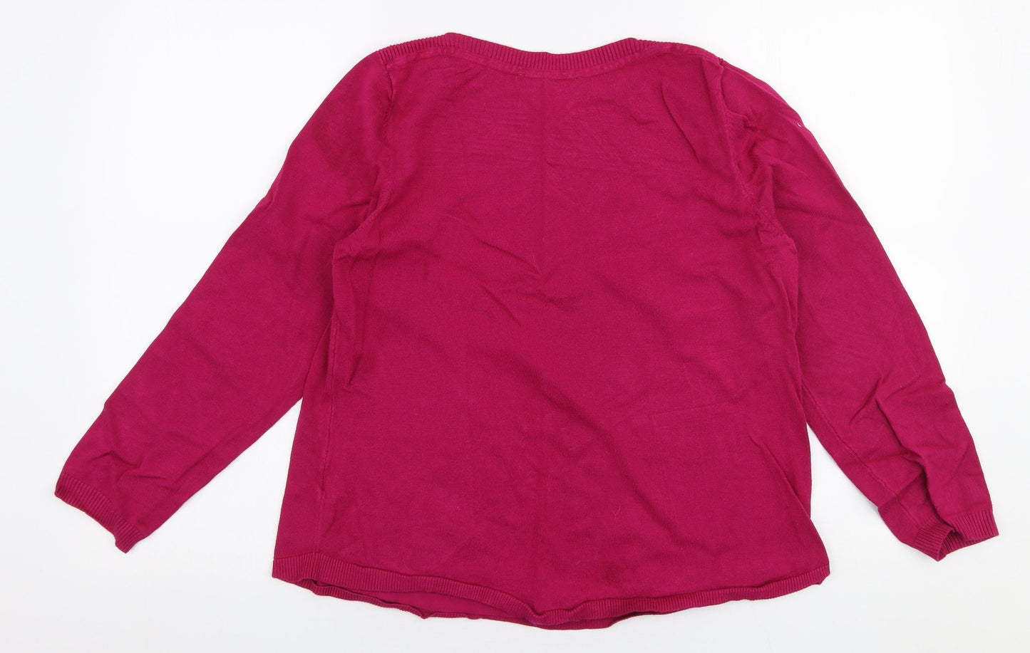 Womens UK Size 16 bonmarche Pink Pullover Jumper