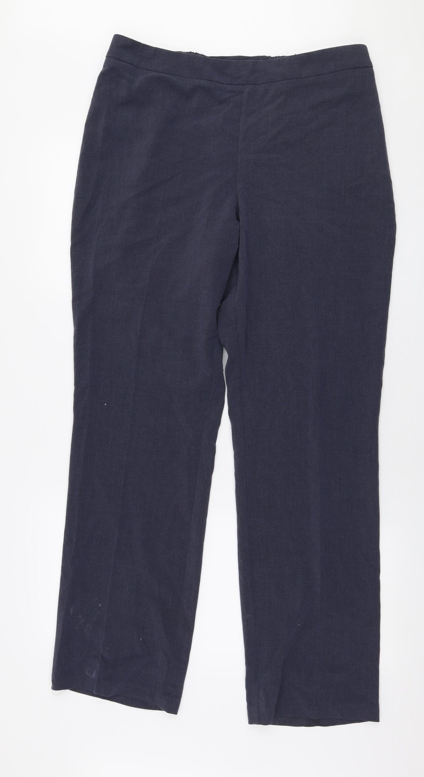 Womens UK Size 14 Marks and Spencer Regular Fit  Grey Trousers