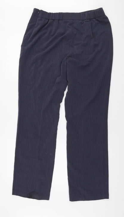 Womens UK Size 14 Marks and Spencer Regular Fit  Grey Trousers