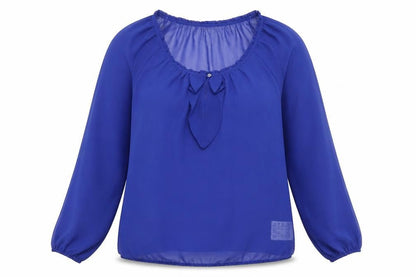 Womens UK Size 14 Esprit Blue Basic Blouse