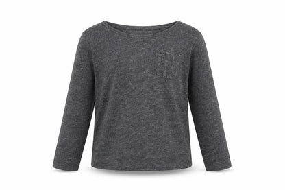 Primark Girls Grey  Polyester Basic T-Shirt Size 2-3 Years Round Neck Pullover