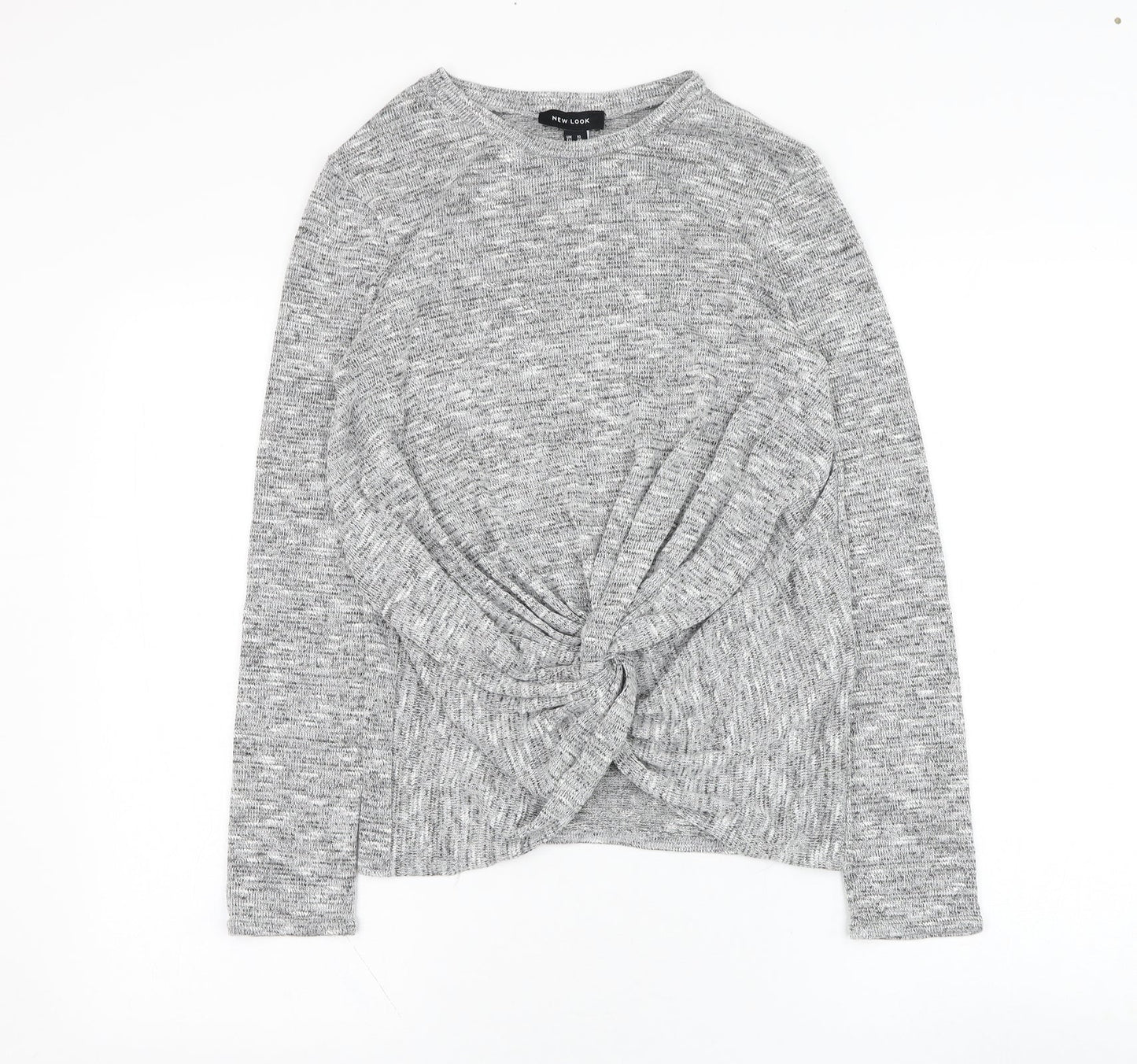 Womens UK Size 10 New Look Grey Pullover Jumper