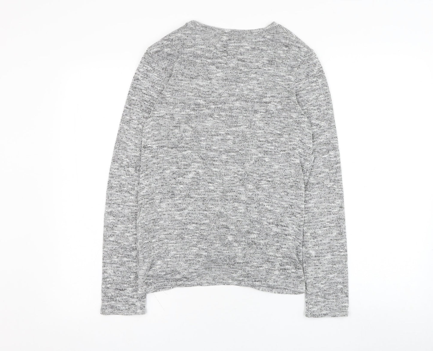 Womens UK Size 10 New Look Grey Pullover Jumper