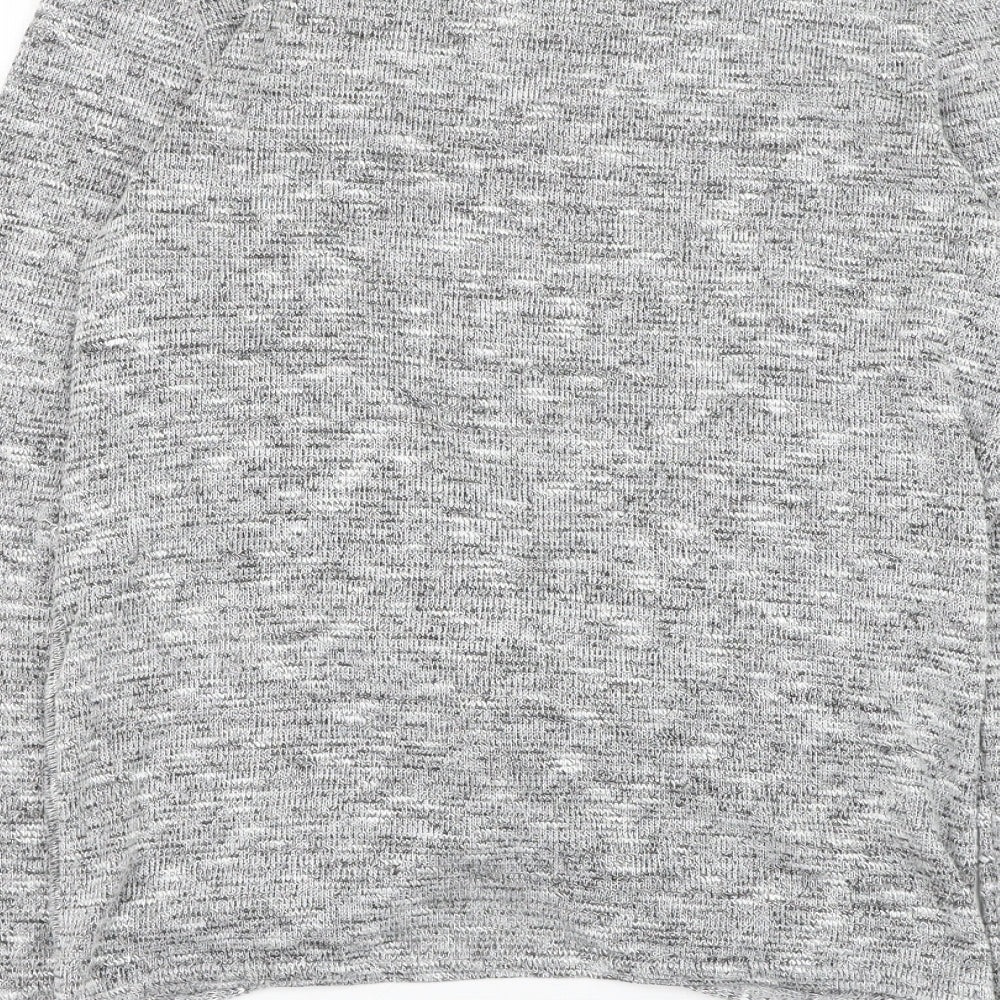 Womens UK Size 10 New Look Grey Pullover Jumper