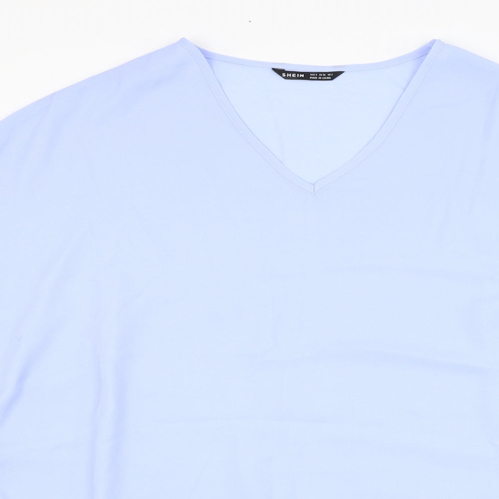 SheIn Womens Blue   Jacket Poncho Size S