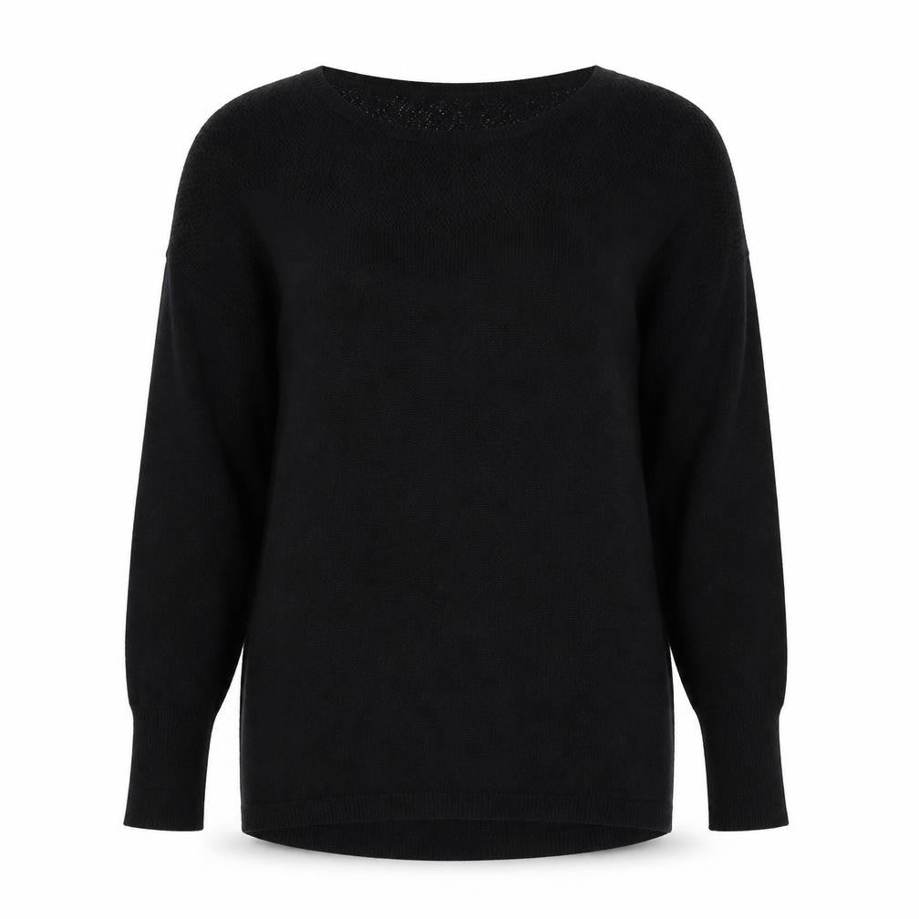 Womens UK Size S Oasis Black Pullover Jumper