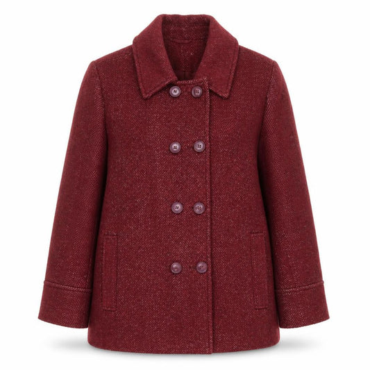 Womens UK Size 16 Isle Collection Purple Overcoat