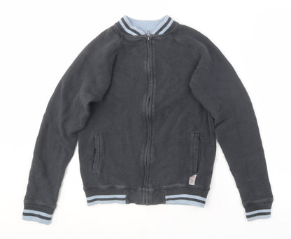 M&Co Boys Grey  Cotton Full Zip Sweatshirt Size 12-13 Years