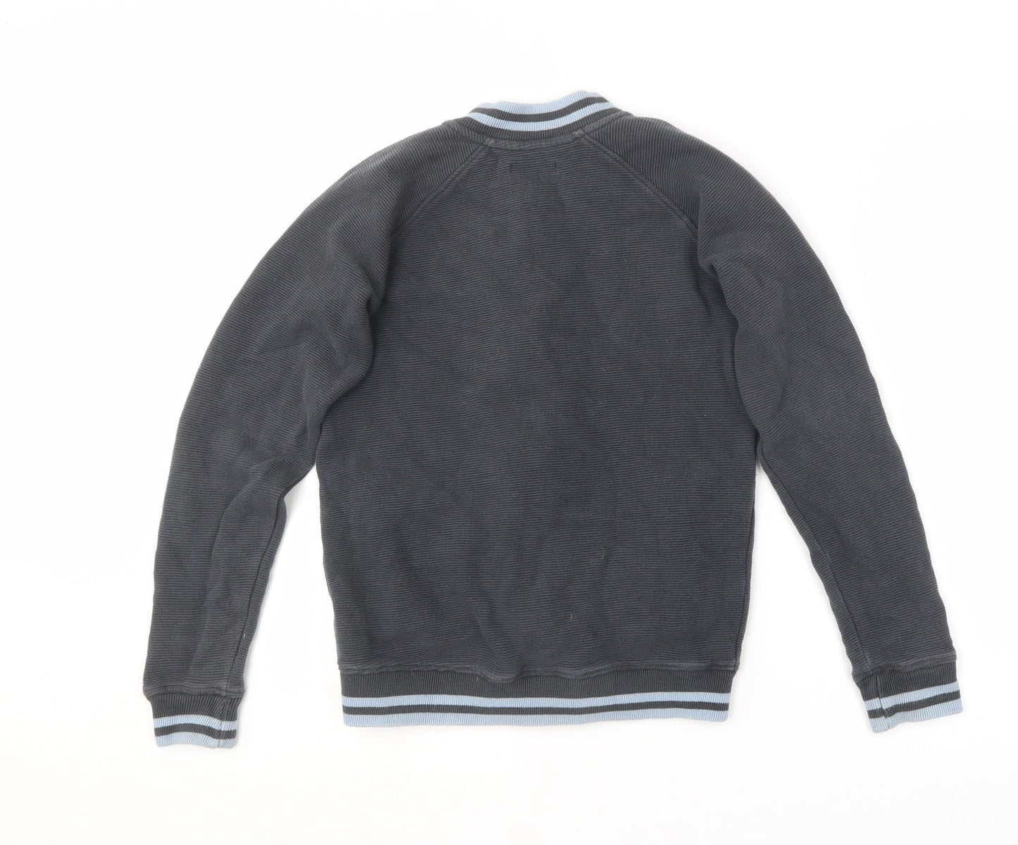 M&Co Boys Grey  Cotton Full Zip Sweatshirt Size 12-13 Years