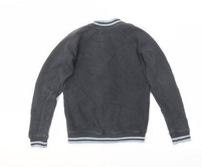 M&Co Boys Grey  Cotton Full Zip Sweatshirt Size 12-13 Years
