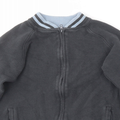 M&Co Boys Grey  Cotton Full Zip Sweatshirt Size 12-13 Years