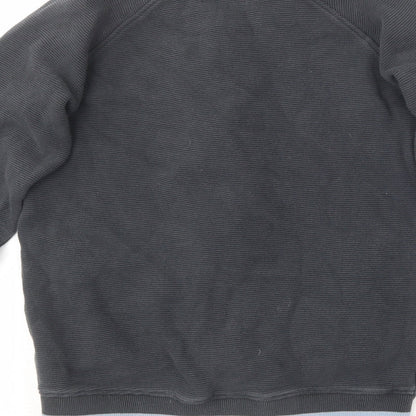 M&Co Boys Grey  Cotton Full Zip Sweatshirt Size 12-13 Years