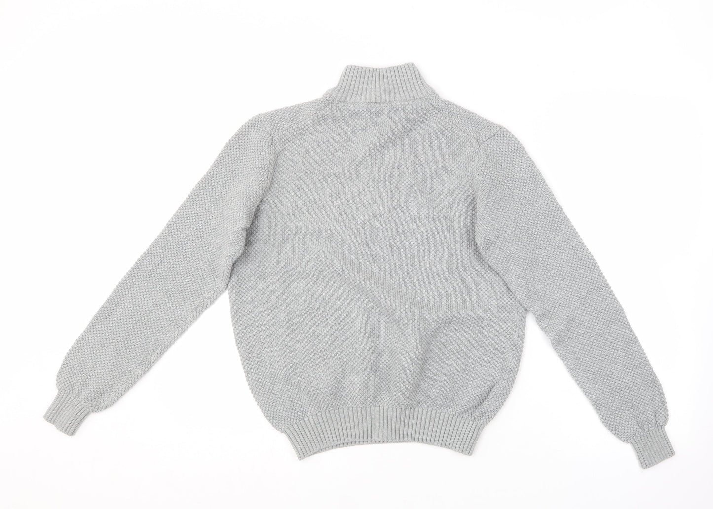 Womens UK Size S IZOD Grey Pullover Jumper