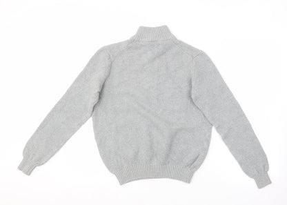 Womens UK Size S IZOD Grey Pullover Jumper