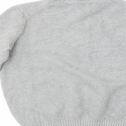Womens UK Size S IZOD Grey Pullover Jumper