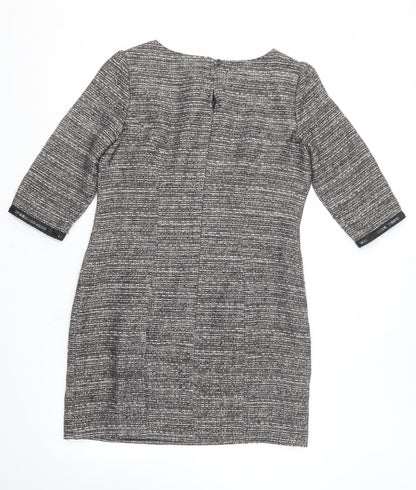 F&F Womens Black  Polyester Shift  Size 14  Round Neck