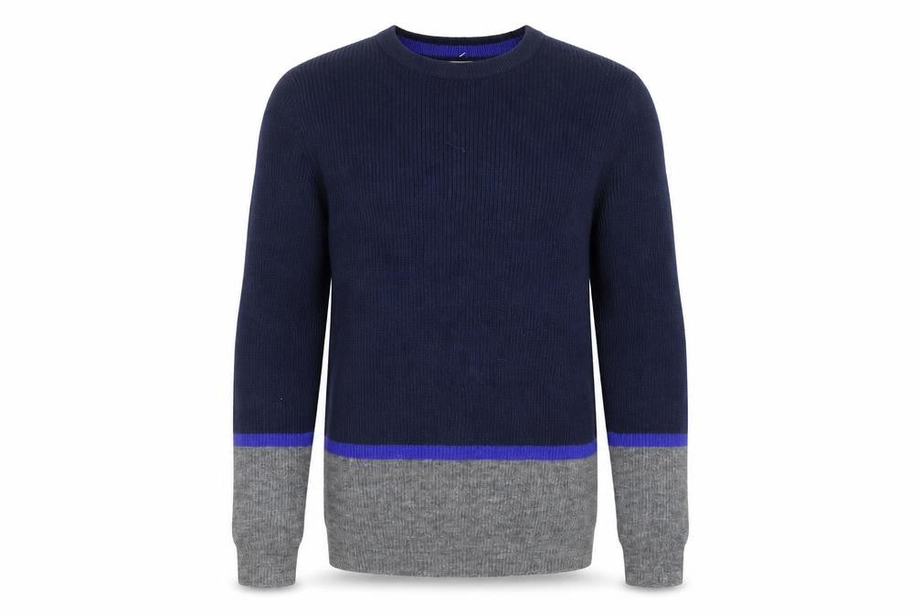 Mens UK Size S Marks and Spencer Blue Pullover Jumper