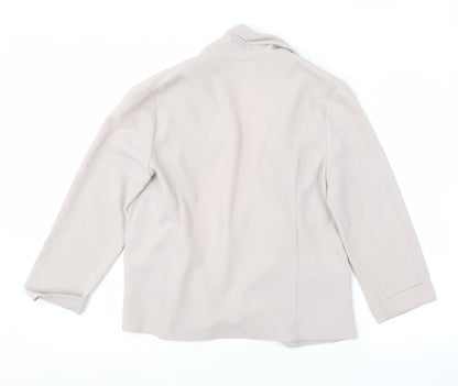 Womens UK Size 12 Wallis Beige Cardigan Jumper