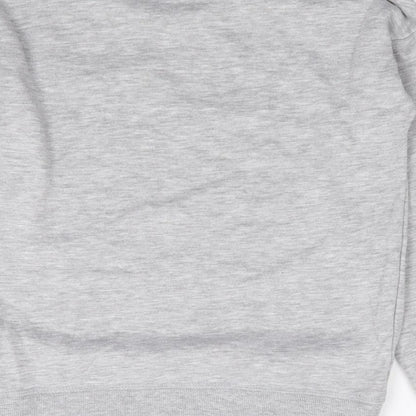 Primark Girls Grey  Cotton Pullover Sweatshirt Size 8-9 Years  Pullover