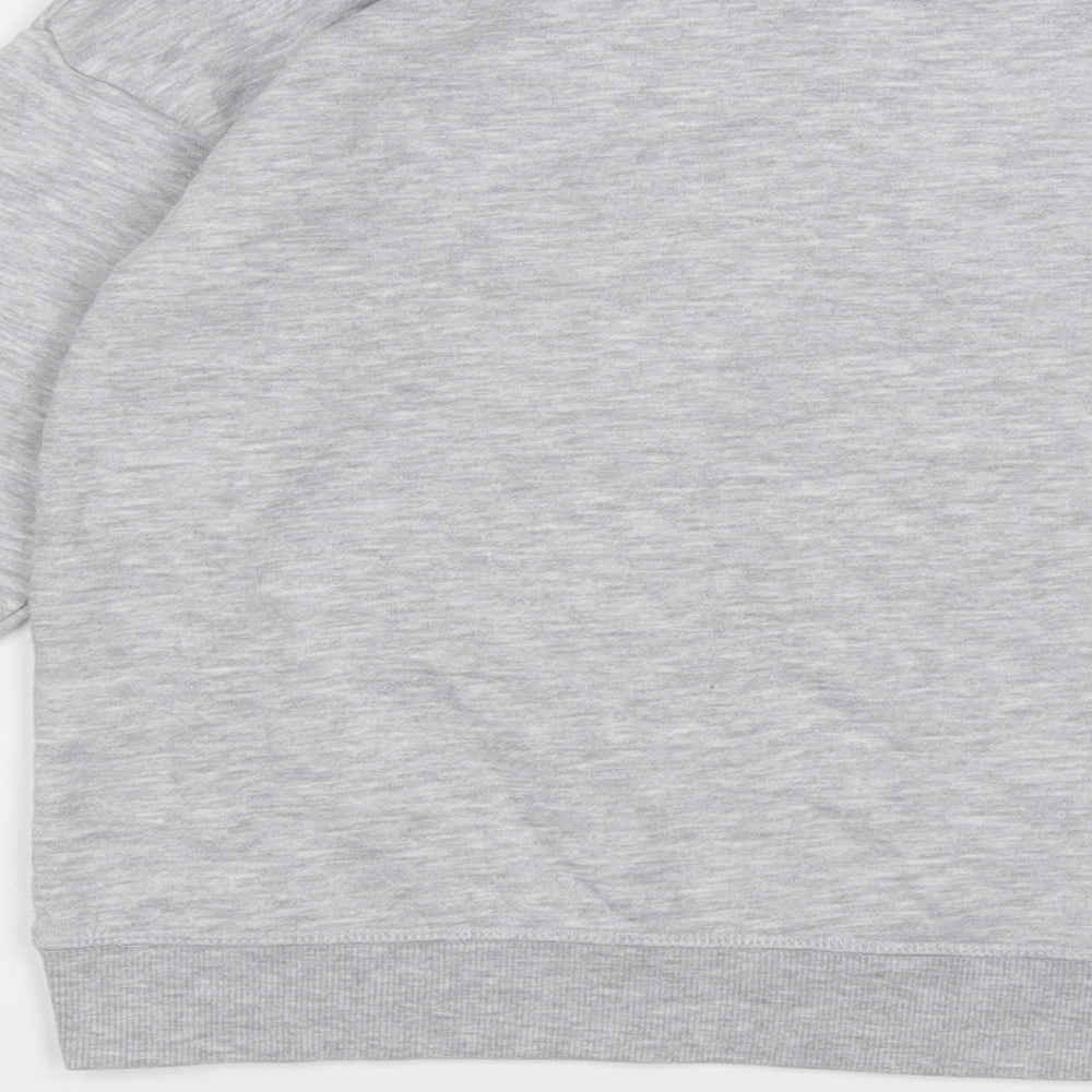 Primark Girls Grey  Cotton Pullover Sweatshirt Size 10-11 Years   - The best is yet to come
