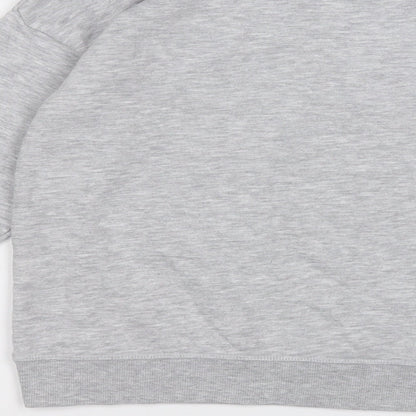 Primark Girls Grey  Cotton Pullover Sweatshirt Size 10-11 Years   - The best is yet to come