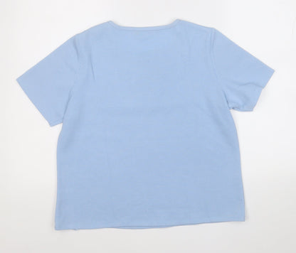 Womens UK Size S BM Blue Pullover Jumper
