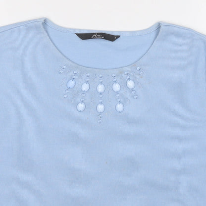 Womens UK Size S BM Blue Pullover Jumper