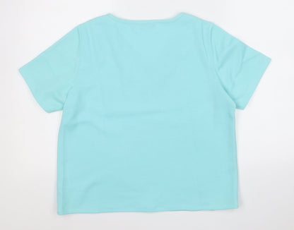 Womens UK Size S BM Blue Pullover Jumper