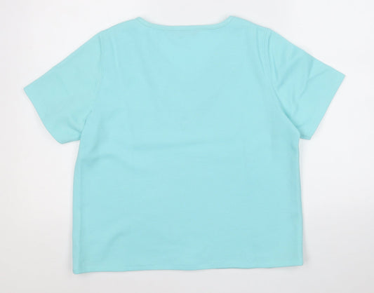 Womens UK Size S BM Blue Pullover Jumper