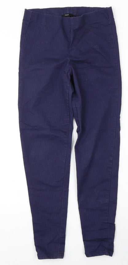 George Womens Purple  Cotton Jegging Jeans Size 10 L26 in Regular