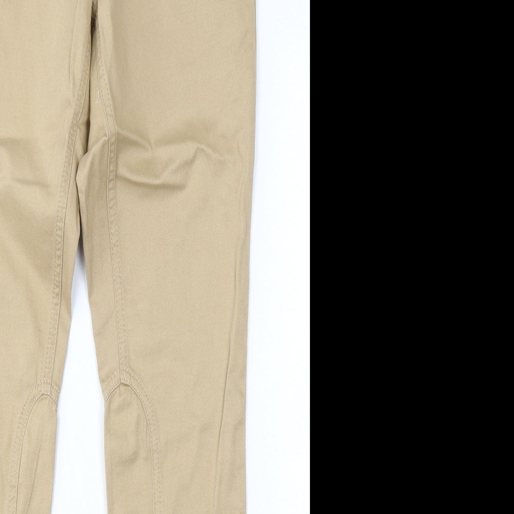 LIMITED COLLECTION Womens Beige  Cotton Skinny Jeans Size 12 L30 in Regular