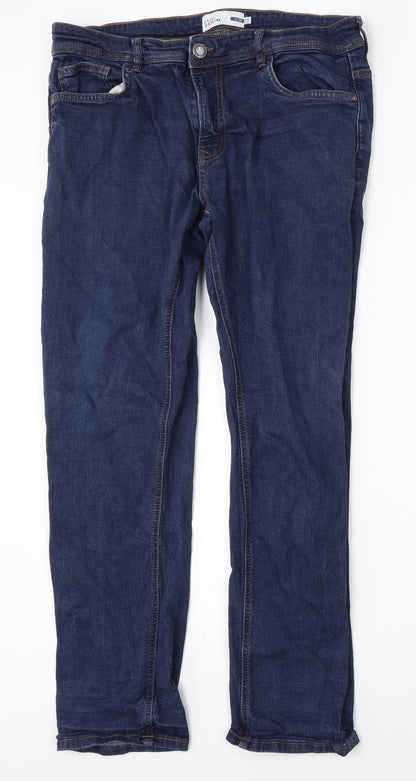 Womens UK Size 36 Easy Regular Fit Skinny Blue Jeans