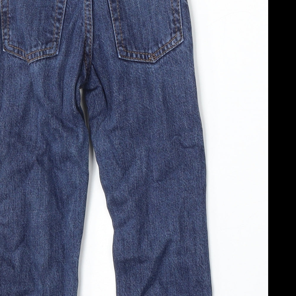 Gap Girls Blue  Cotton Straight Jeans Size 3 Years  Regular