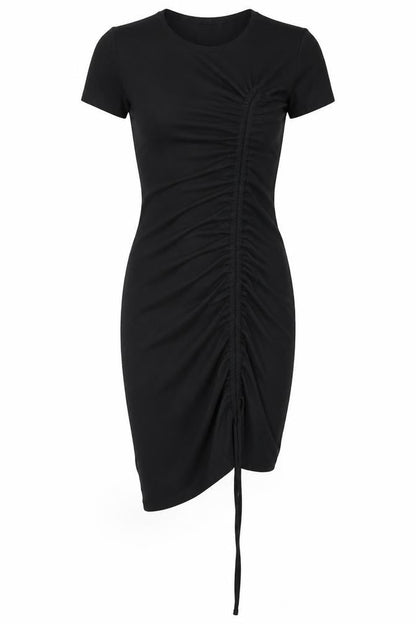 Divided by H&M Womens Black  Polyester Bodycon  Size XS  Round Neck