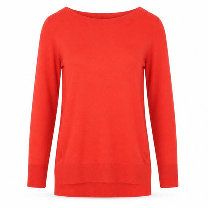 Womens UK Size 10 F&F Red Pullover Jumper
