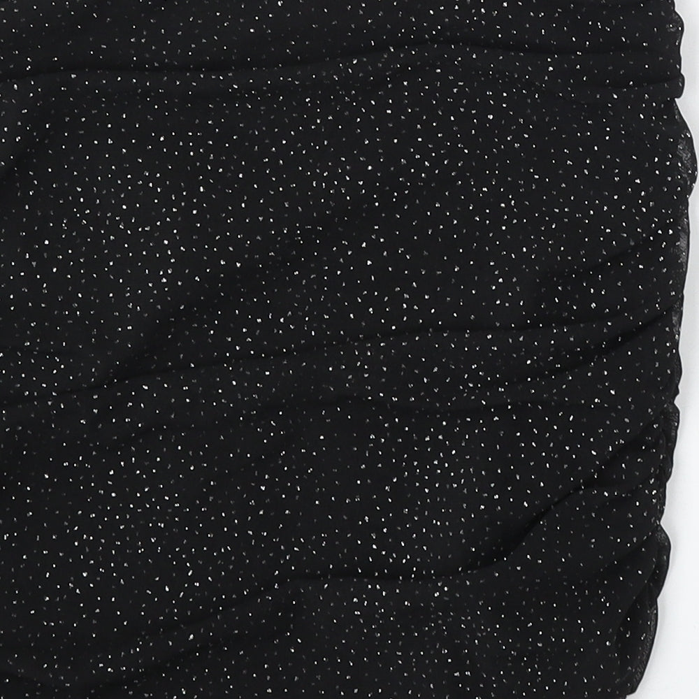 Womens UK Size 10 Chemistry Black Basic Tank