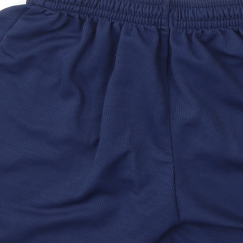 Ski & Sportswear Womens Blue  Polyester Athletic Shorts Size 30 L4 in Regular